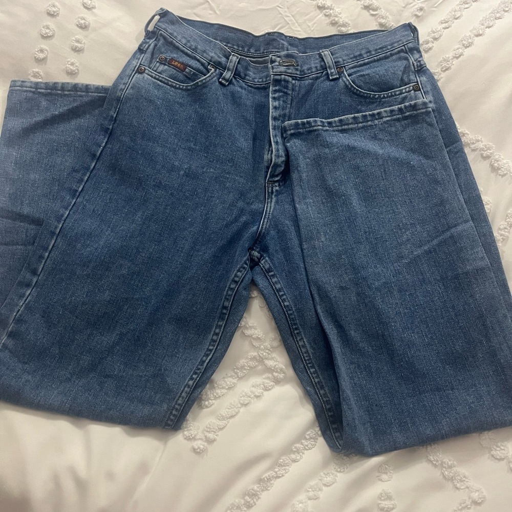 Lee Blue Relaxed Fit Jeans Classic Denim